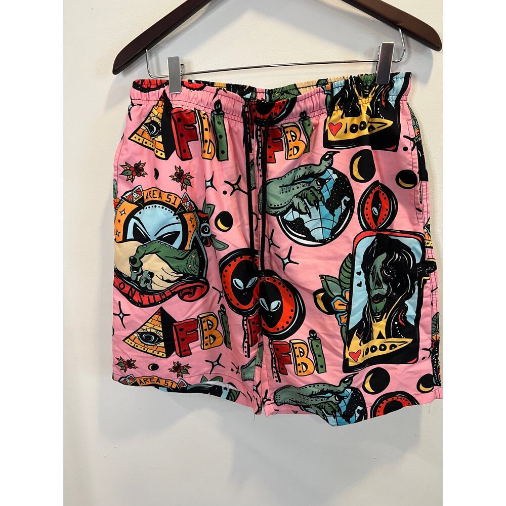 Men's Alien Swim Trunks - Medium